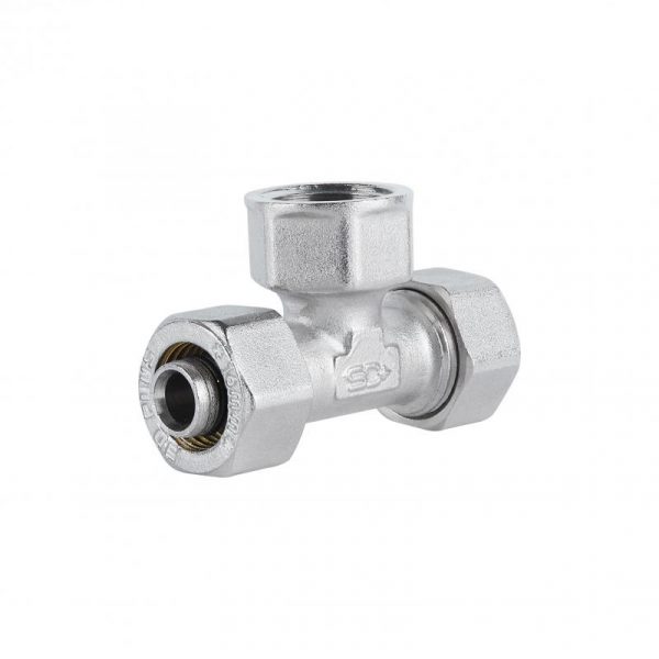 Трійник обжимний 16*1/2"в*16 SD Plus