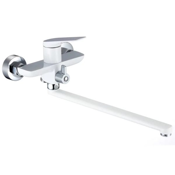 Змішувач для ванни MIXXUS PREMIUM DERBY 006 (EURO) WHITE-CHROM