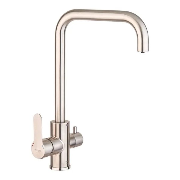 Змішувач для кухні MIXXUS DAX-021-G нерж. з вих.для питн.води