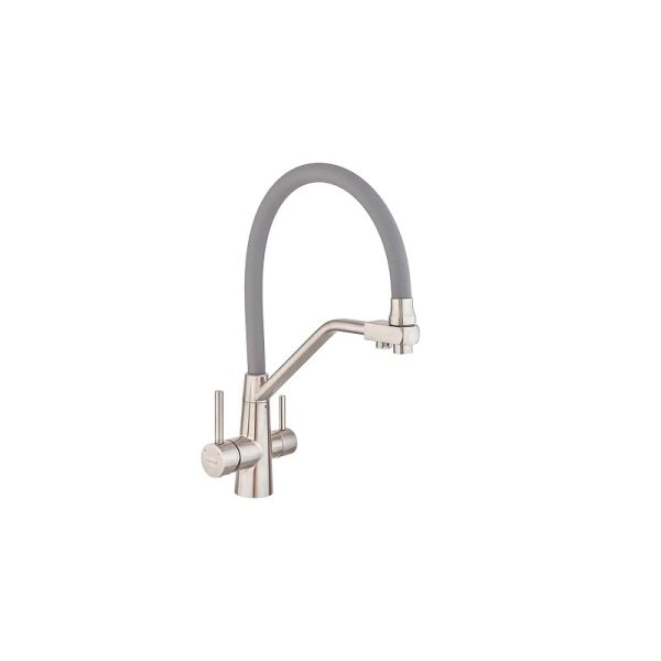 Змішувач для кухні MIXXUS FUL-021 REFLECTOR GREY з вих.для питн.води