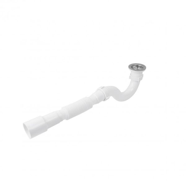 Сифон для душового піддона Lidz (WHI) 60 04 P002 00 прямоточний